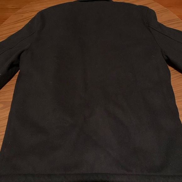 Levi’s -Men’s Fleece Lined Zip Up Jacket Black - Picture 4 of 6